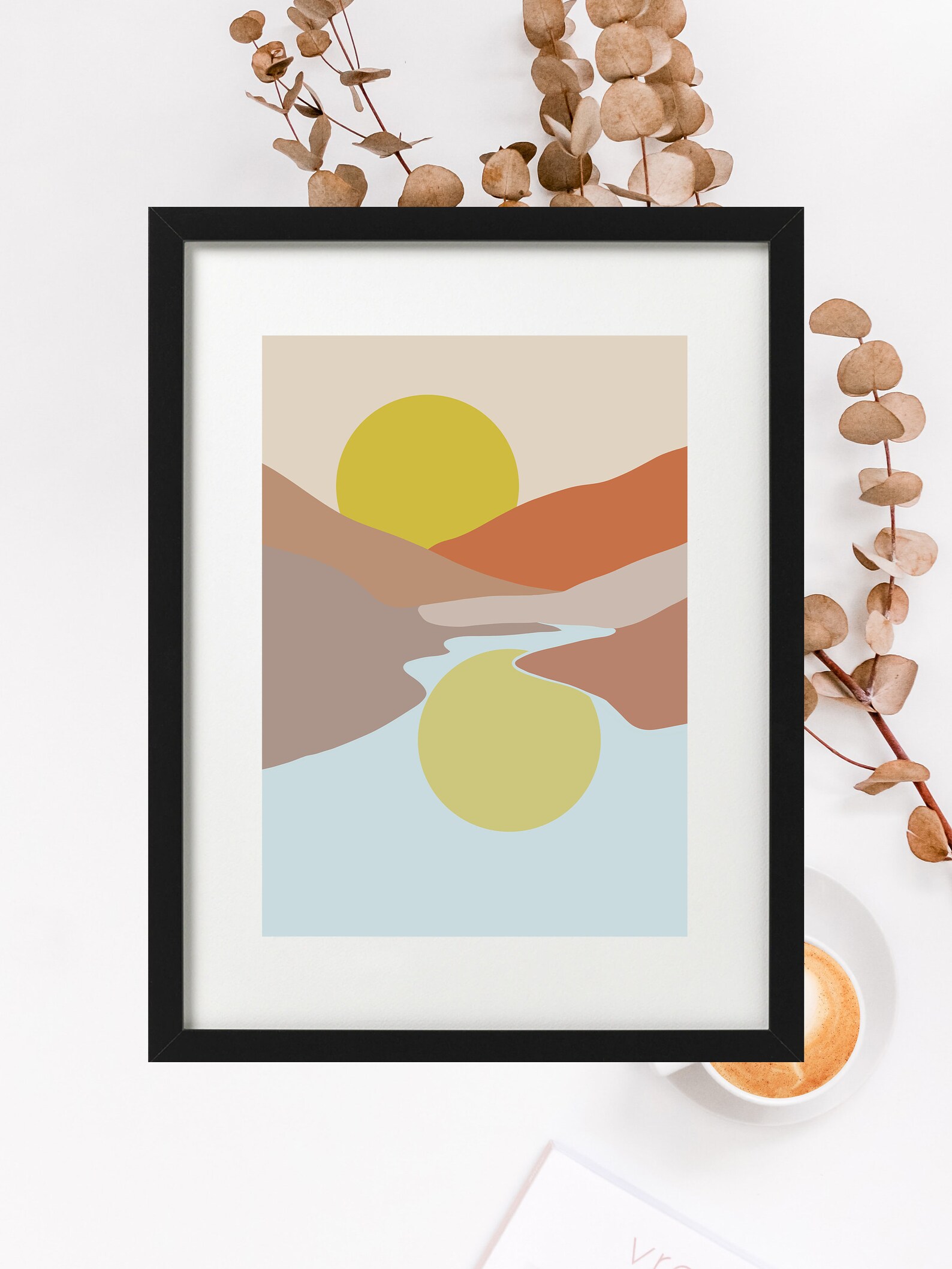 Minimalist Nature Wall Art Neutral Color Wall Art Minimalist Etsy
