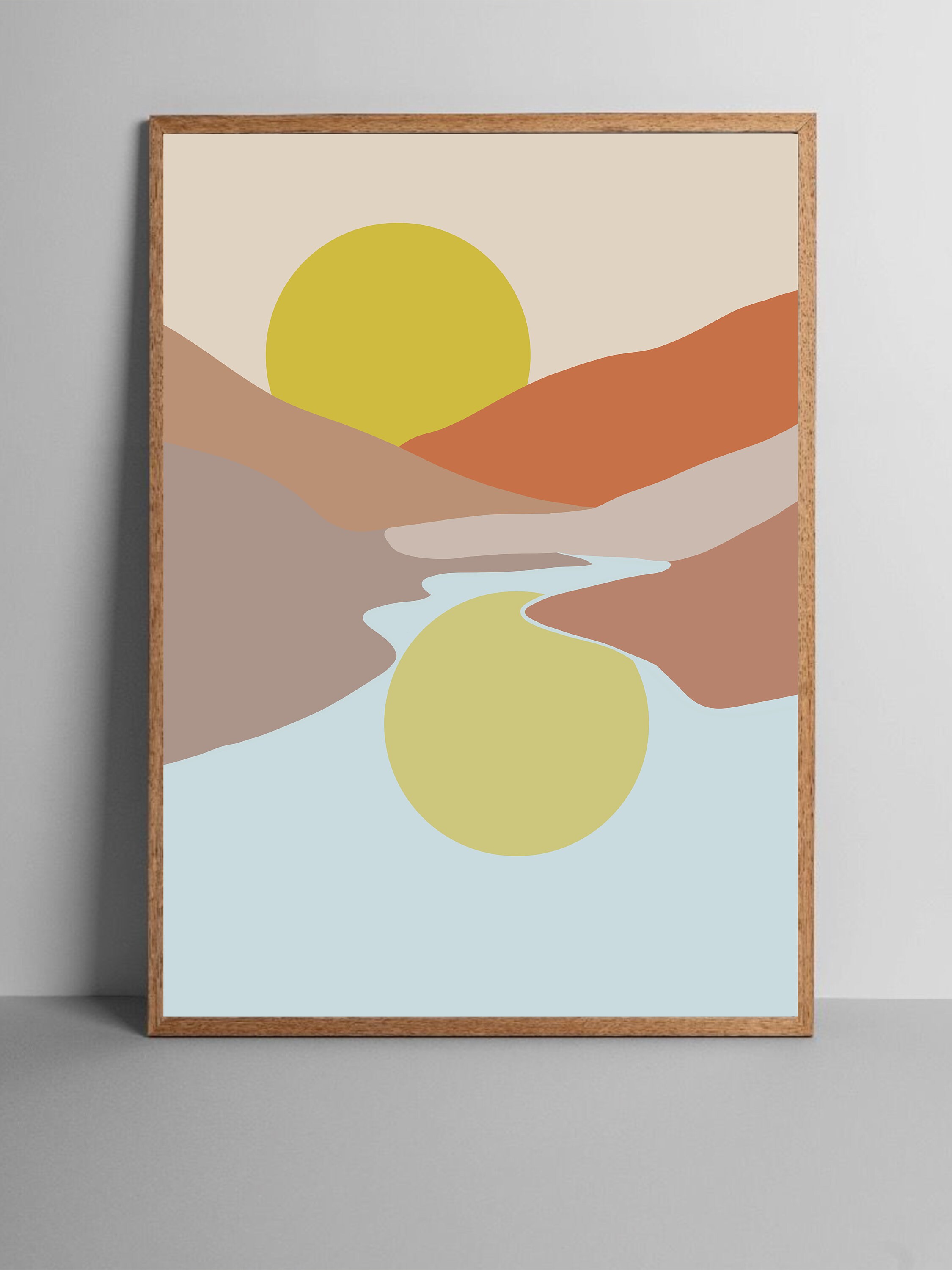 Minimalist Nature Wall Art Neutral Color Wall Art Minimalist Etsy