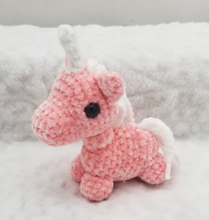 Small Unicorn Stuffed Animal Pink Etsy Hong Kong