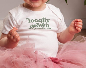 Greenville, SC Infant Fine Jersey Bodysuit | South Carolina Baby Shower Gifts | Greenville SC Baby Clothing | South Carolina Baby Gifts