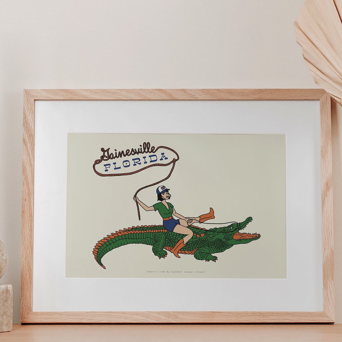 Gainesville, FL Artwork, 11x14in Print, University of FL Art Print, Gainesville, FL Wall Art, Housewarming Gift, Wedding Gift, Dorm Decor - Etsy