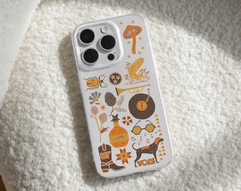 Tennessee Illustrated Clear Flexi IPhone15 Pro Case, Knoxville Tennessee Phone Case, University of Knoxville Phone Case, Tennessee Gifts