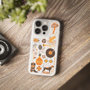 Tennessee IPhone 14 Pro Illustrated Clear Flexi Phone Case, Knoxville Tennessee Phone Case, University of Knoxville Phone Case