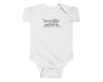 Greer, SC - Body en jersey fin pour bébé | Cadeaux baby shower en Caroline du Sud | Greer SC Vêtements bébé | Cadeaux bébé en Caroline du Sud