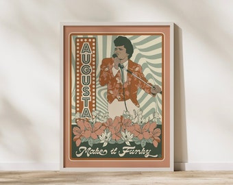 Augusta, Georgia Digital Print 11x14in James Brown