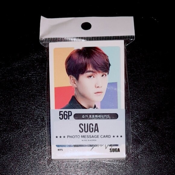 KPOP BTS SUGA Photo card 56pcs Etsy