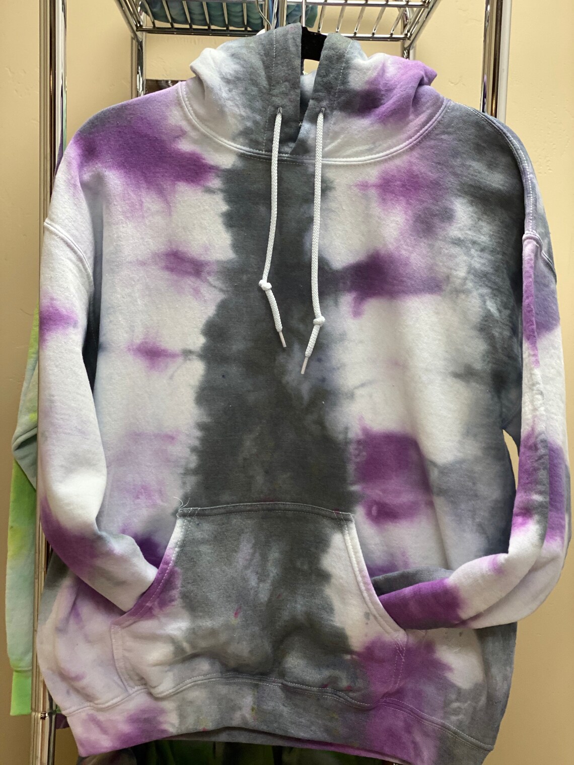 Tie Dye Stripes hooded sweatshirt Etsy