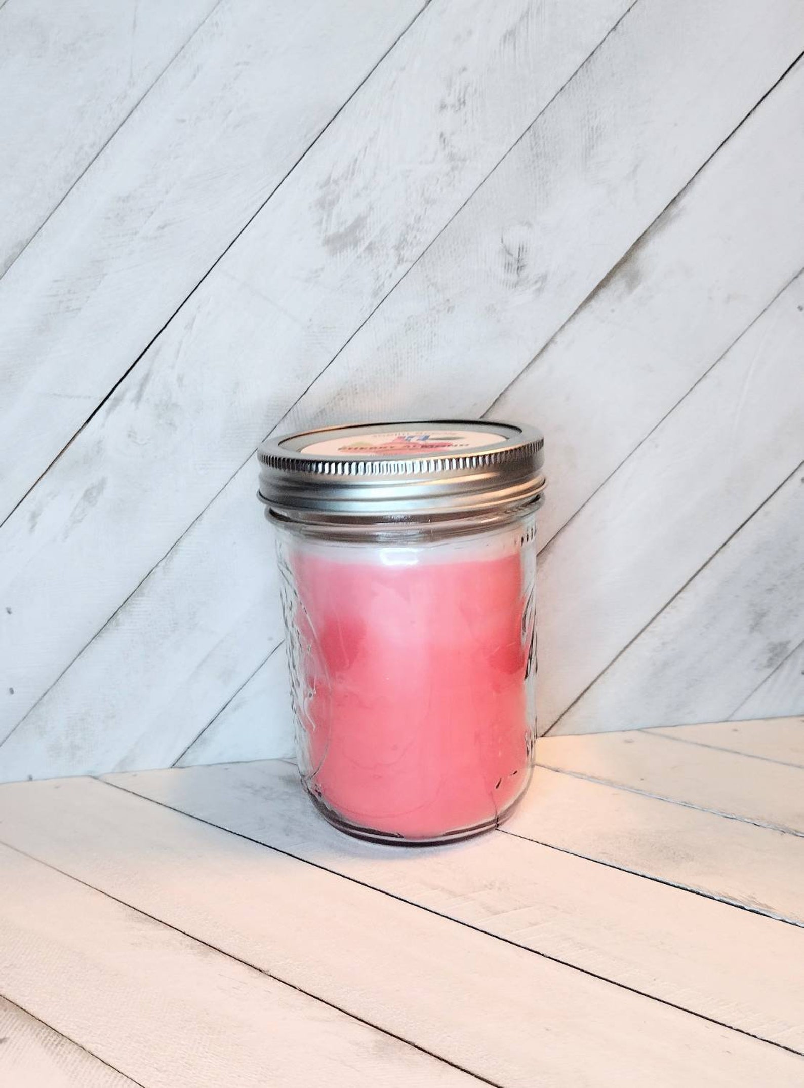 Cherry Almond 16 and 8 Oz Candles / Handmade in Small Batches Etsy
