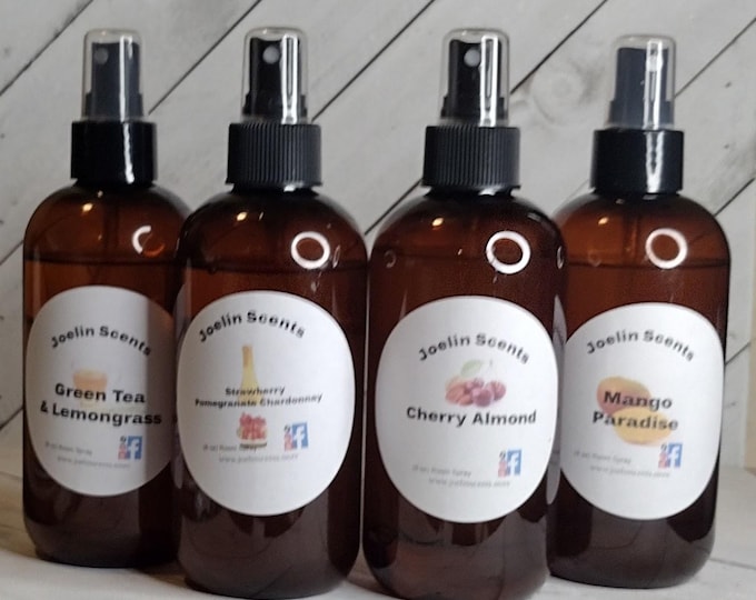 Featured listing image: Room Spray 8 oz Mist handmade longlasting aroma / car spray  /