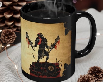 God of War Mug, Kratos Mug, Greek Mug,God of War Gift,Kratos gift, Ghost of Sparta