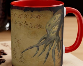 Cthulhu Coffee Mug: H.P. Lovecraft Horror Gift