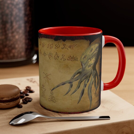 Taza Grande Taza De Pulpo Lovecraft Taza Cthulhu Hecho A