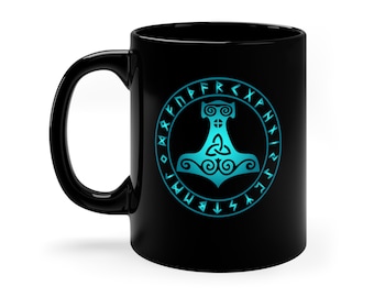 God of war Thor mug, Thor rune, Thor mug,God of war mug