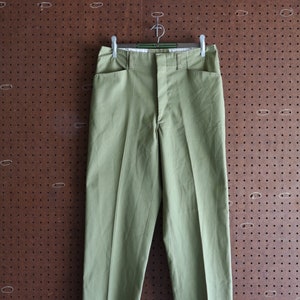 Vintage Green Deadstock Boy Scout Pants 30W 29L