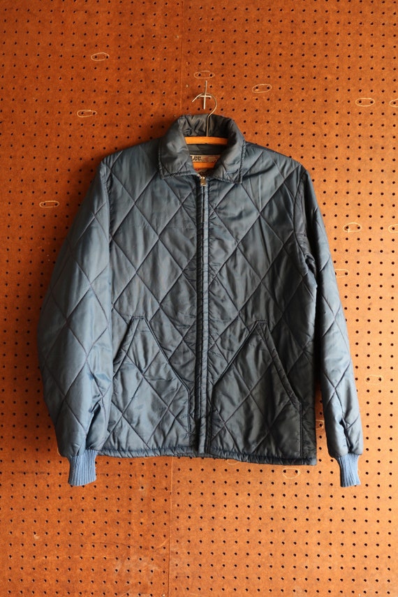 Vintage 70s Lee Union Made Quilted Jacket ( S - M… - image 3