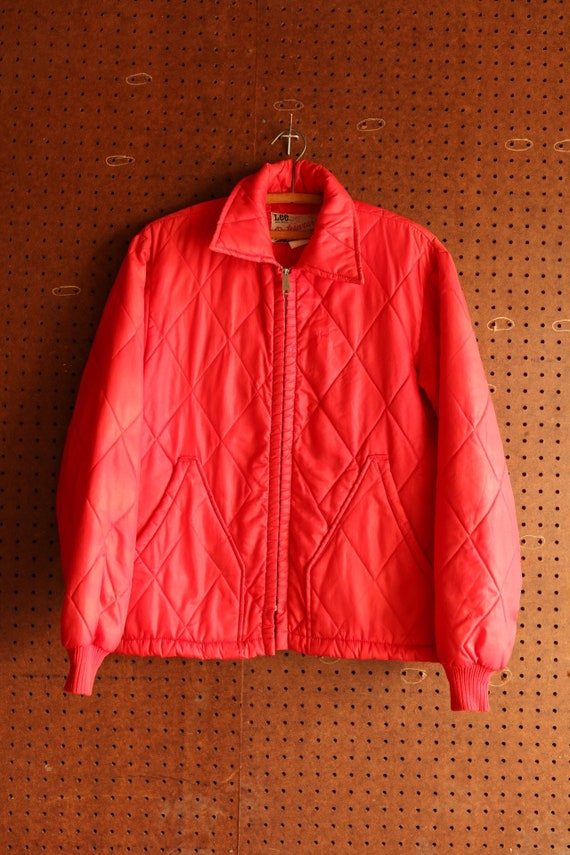 Vintage 70s Lee Union Made Quilted Jacket ( S - M… - image 1