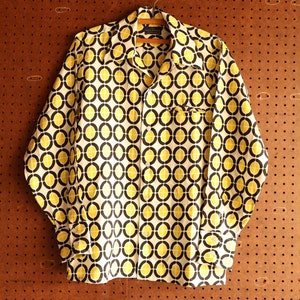 Camisa abotonada vintage Arrow de los años 70 (tallas S a M)