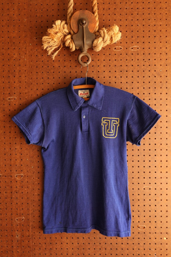 Vintage University of Texas Varsity Polo Union Mad