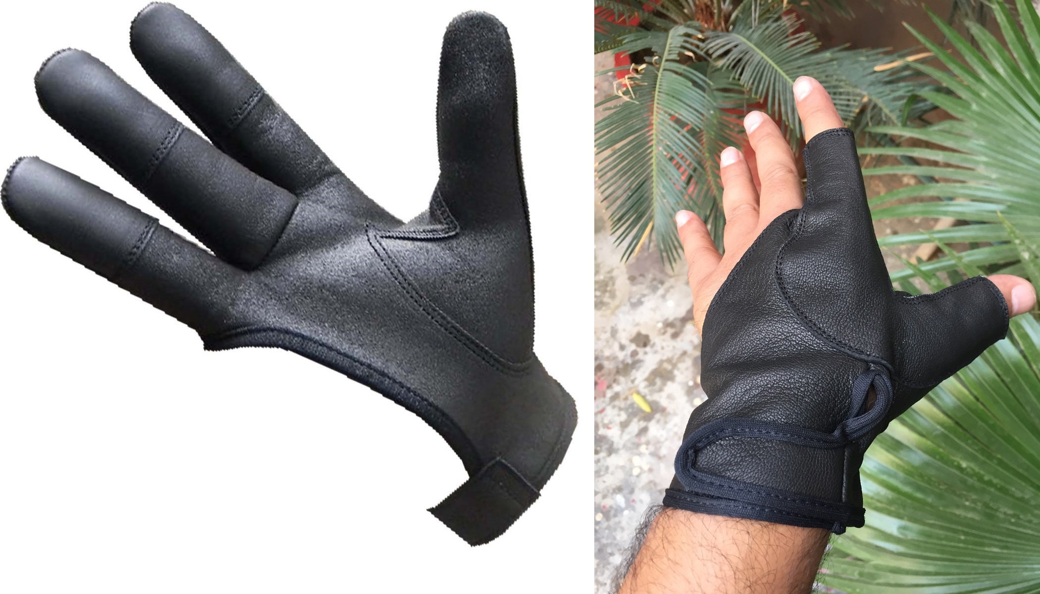homemade archery glove