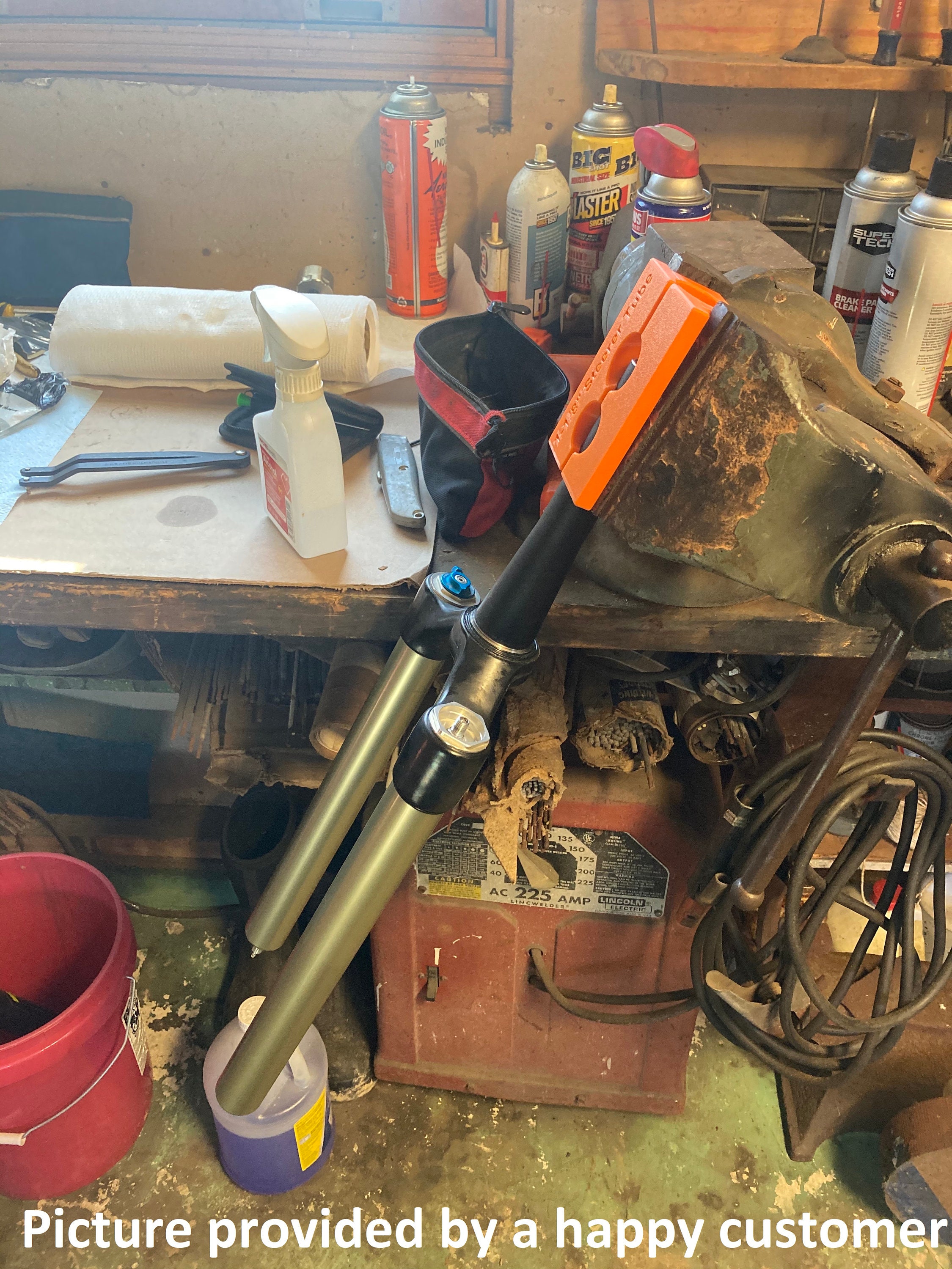 Suspension Fork Steerer Tube Vise Clamp Block Holder for Etsy