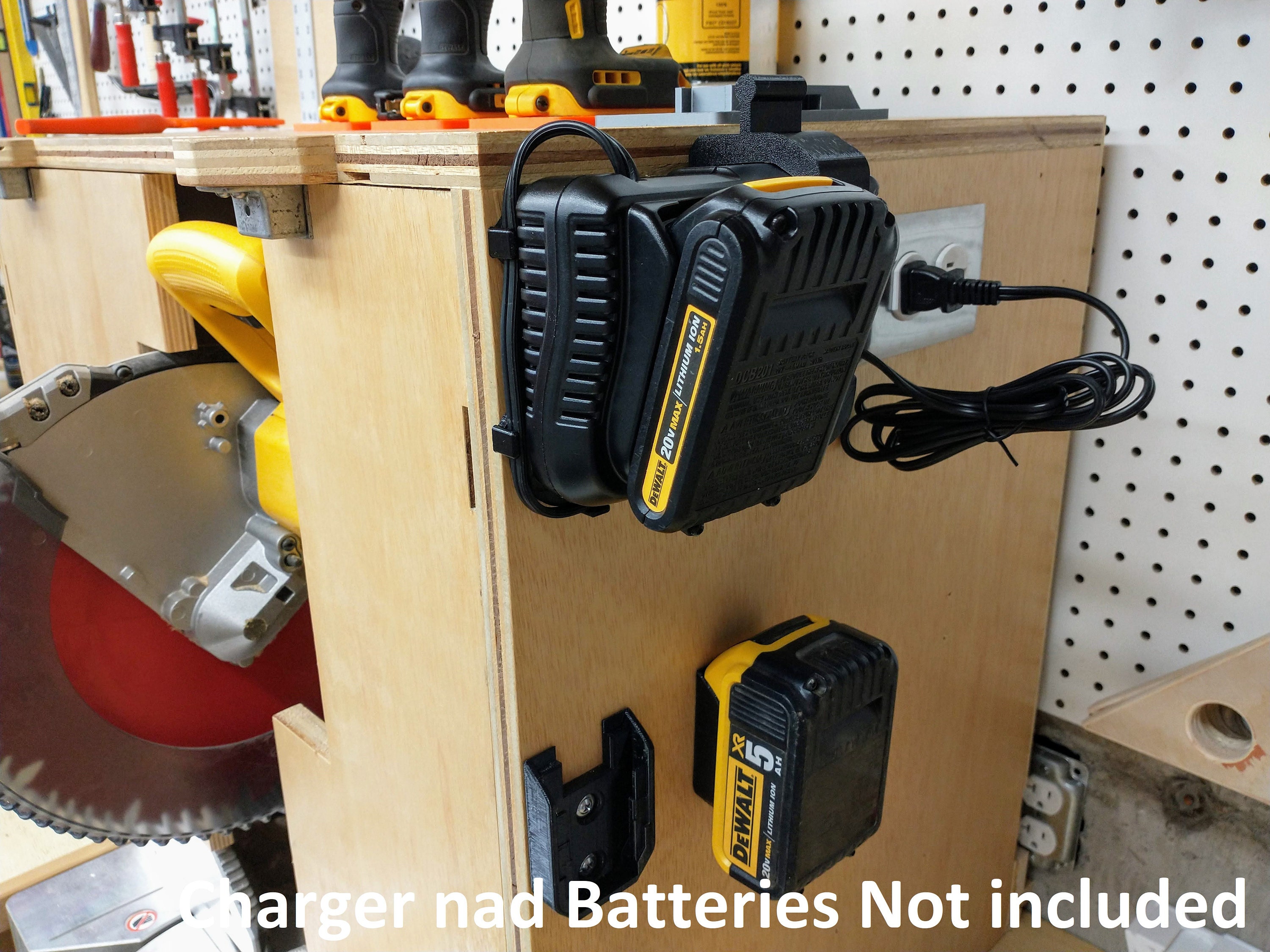 Skinnende binde uendelig Wall Mount for Dewalt DCB112 Charger With Optional 20v Max - Etsy