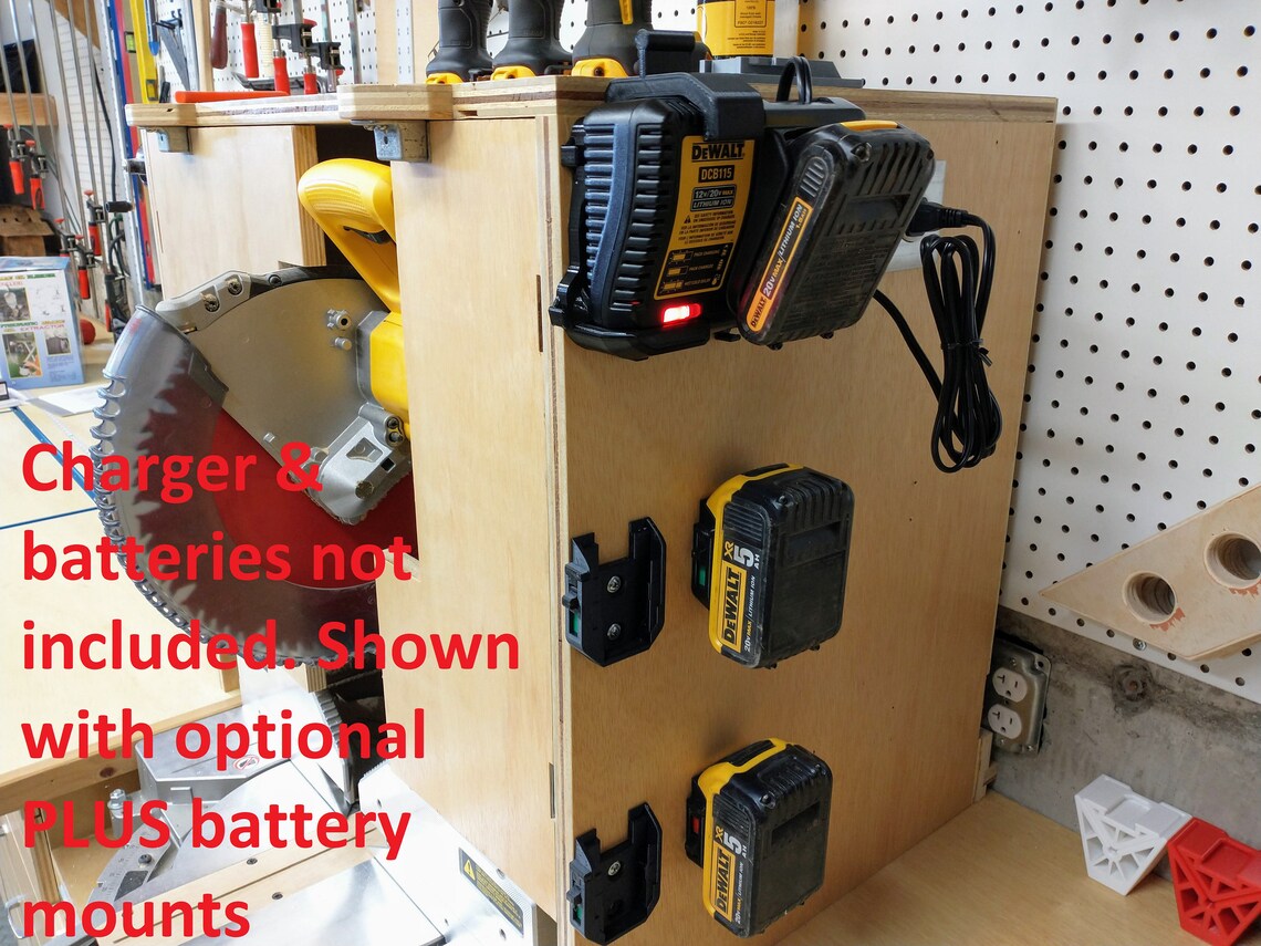 Wall Mount For DeWalt DCB115 Charger With Optional 20v Max Etsy