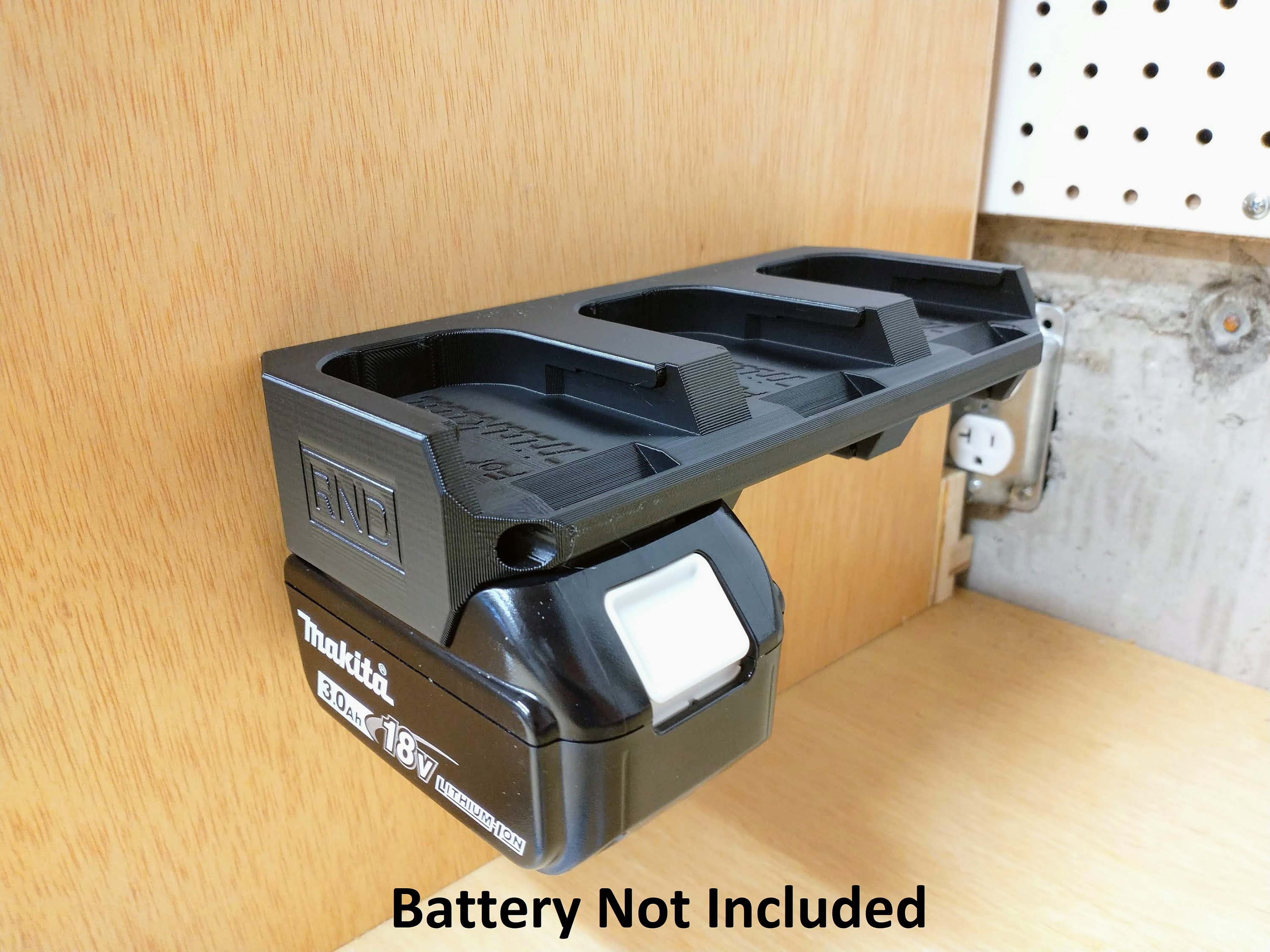 Makita 18V Battery Wall Mounts 2 sided. 2 4 6 Battery