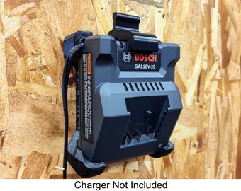Wall Mount for Bosch GAL 18V-20 Charger **Charger NOT INCLUDED**