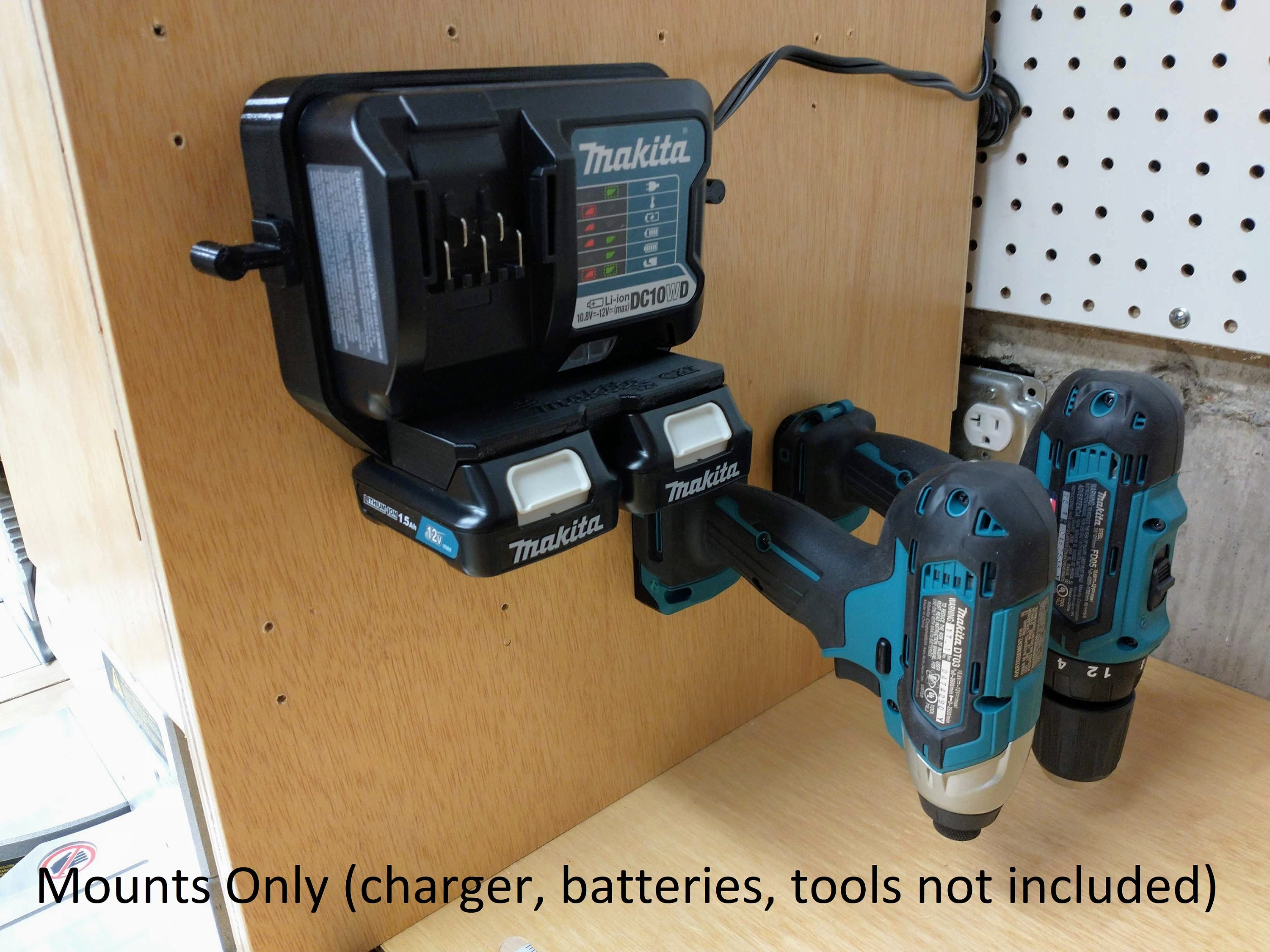 Makita Chargeur De Batterie Au Lithium DC10SB 10.8V-12V Argenté