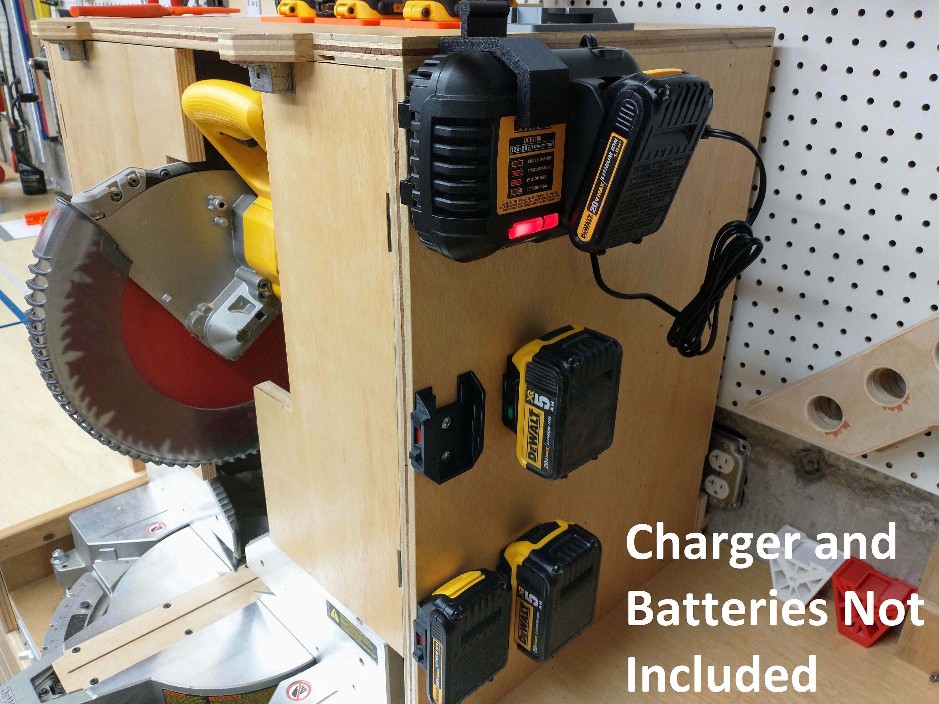 Wall Mount For DeWalt DCB1106 Charger With Optional 20v Max Etsy