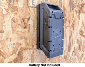 Wall Mount for Milwaukee MX Fuel Batteries **Battery Not Included**