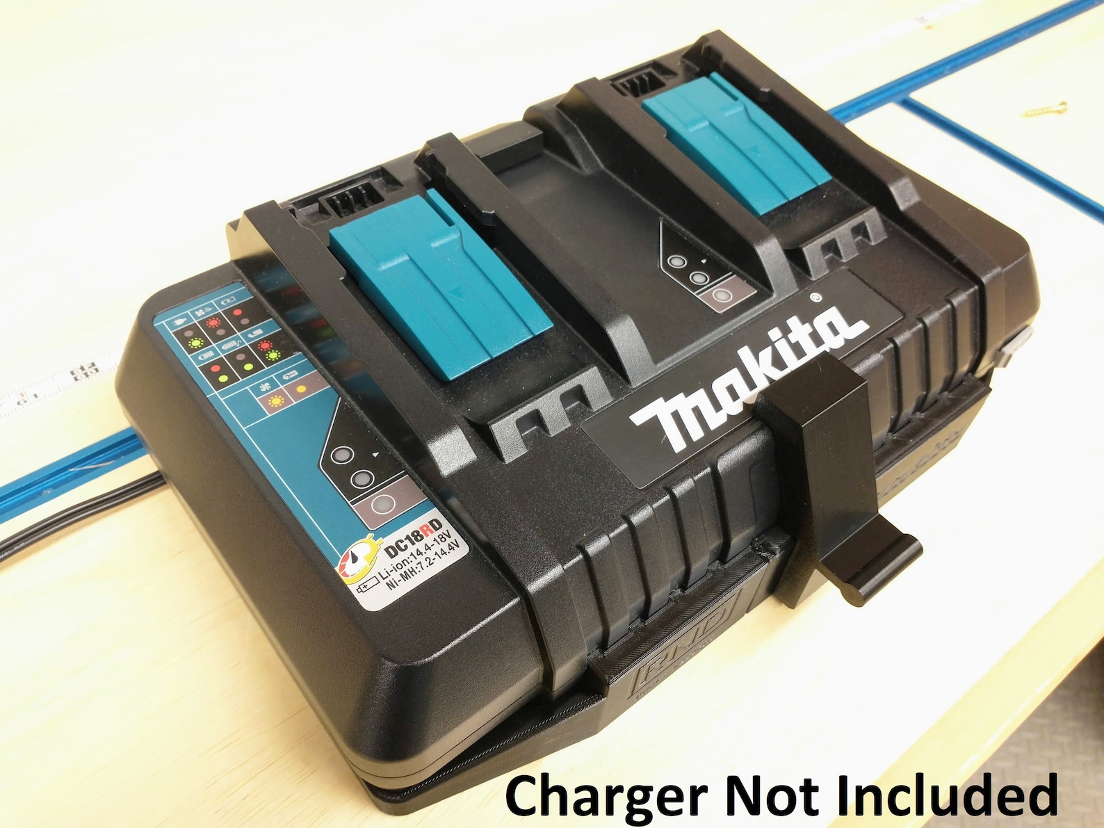Wall Mount for Makita DC18RD 2battery Charger Made in USA Etsy