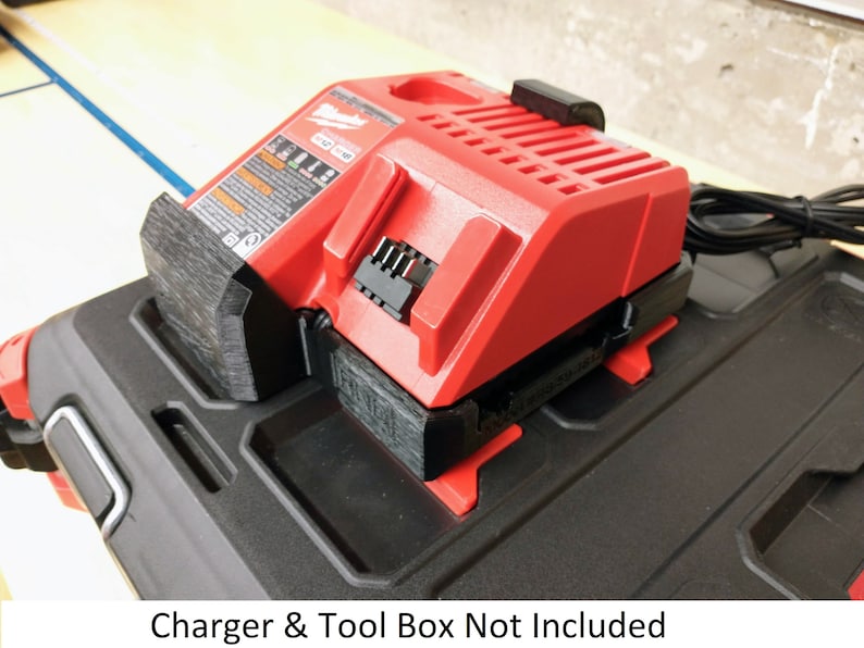 Packout Mount for Milwaukee M12 & M18 Charger model Etsy