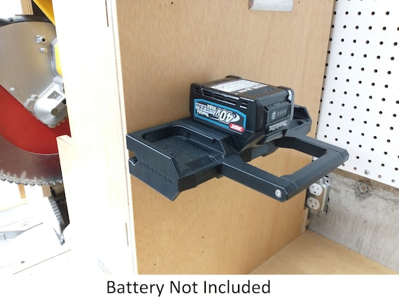 Étui/support de batterie Makita 40V XGT 2 côtés, option de montage