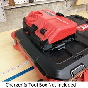 Packout Mount for Milwaukee Super Charger M12 & M18 (Model 48-59-1811)  **CHARGER NOT INCLUDED**