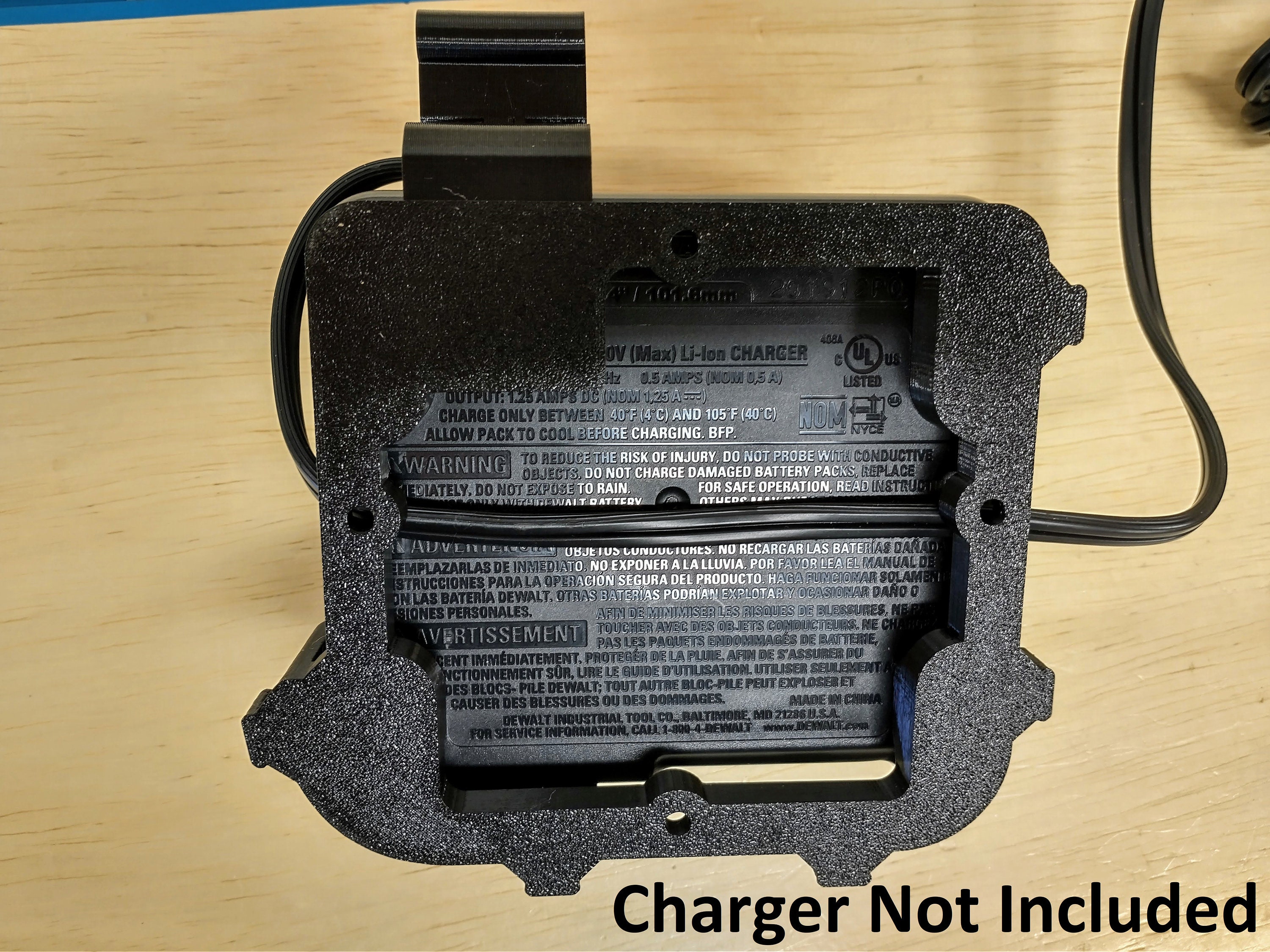Wall Mount For DeWalt DCB107 Charger With Optional 20v Max Etsy