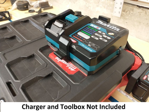 Support de chargeur de batterie Makita DC40RA pour boîtes à outils