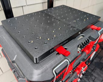 Universal Locking Packout Mounting Plate for Packout Tool Boxes or Wall Plates