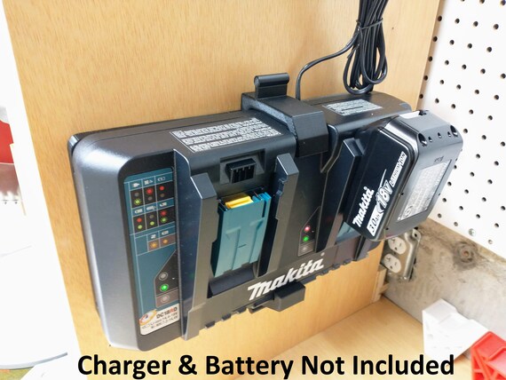 Support mural pour chargeur Makita DC18RD 2 batteries, fabriqué aux  États-Unis -  Canada