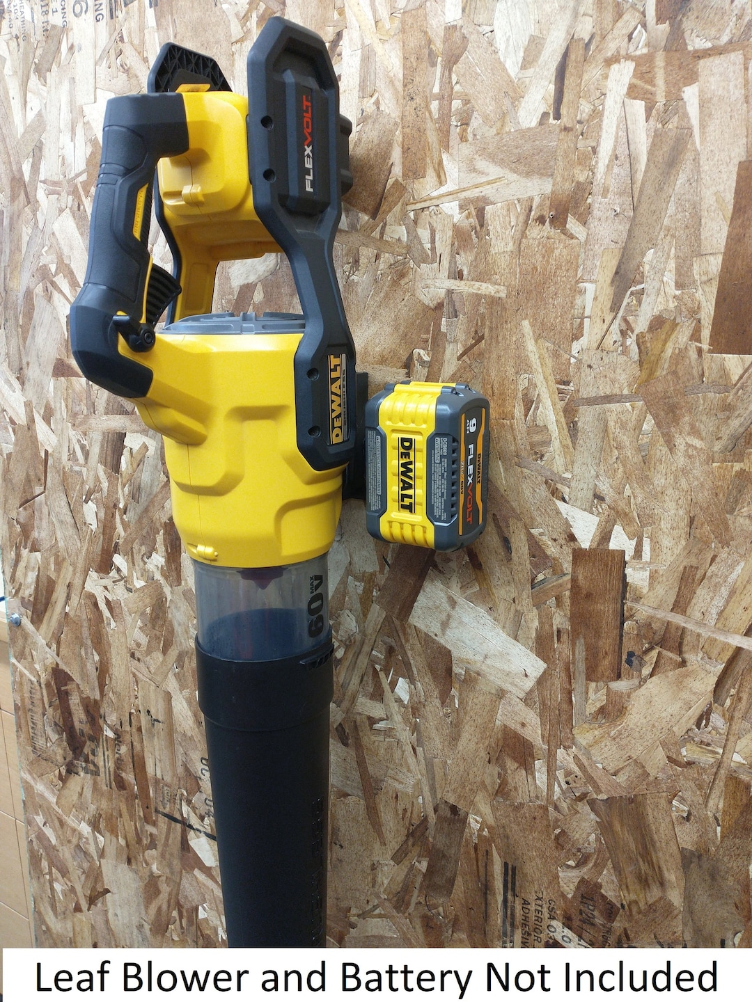 Wall Mount for Dewalt 60V Flexvolt DCBL772 Leaf Blower W optional Battery Mount Etsy