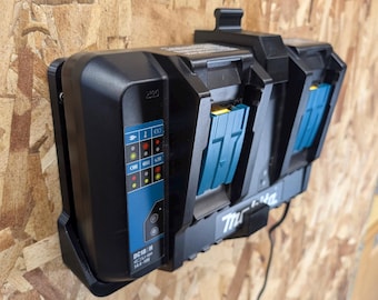 Wall or Milwaukee Packout Mount for Makita DC18SH Charger *Charger Not Included*