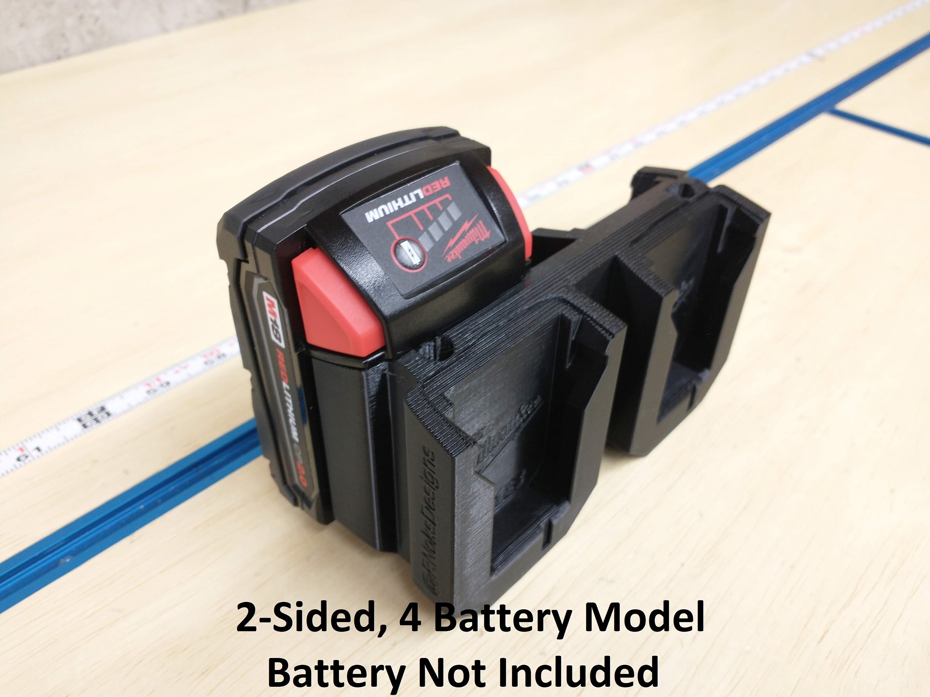 Milwaukee M18 Battery Akkuhalter Für Milwaukee Halter Wandhalter Wandhalterung M18/18V In Niedersachsen - Tarmstedt Batteriehalter 12 V