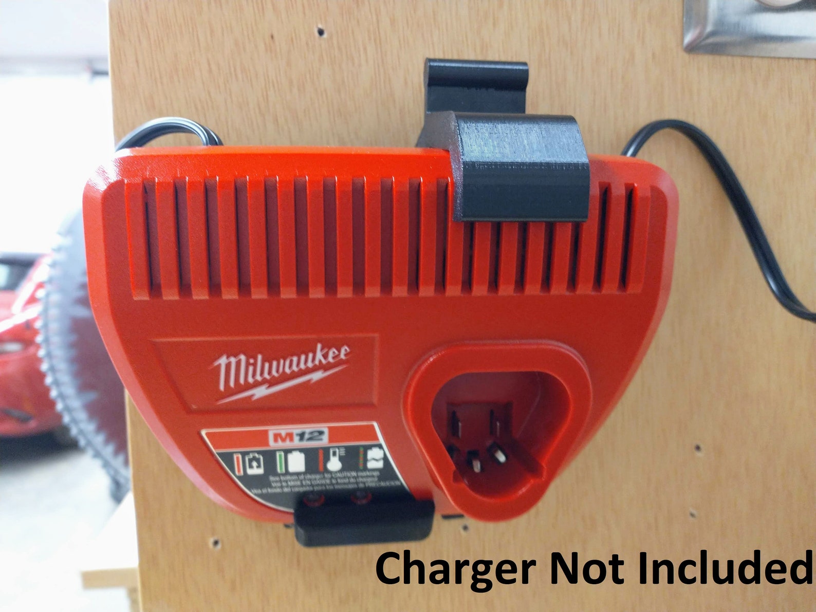 Wall Mount for Milwaukee M12 Charger model 48592401 Made Etsy
