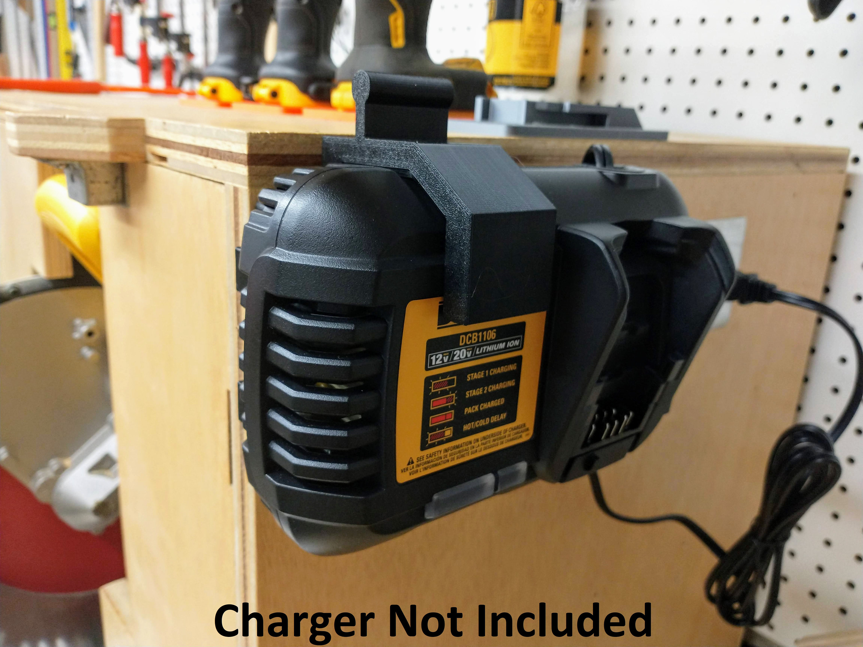 DeWalt DCB1106 Charger Wall Mount Holder with Optional 20v Max Etsy