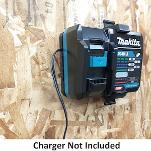 Wall Mount For Makita DC40RA Battery Charger, Made in USA