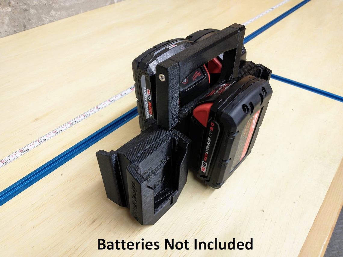 Milwaukee M18 Battery Carrying Case / Holder 2-sided 6 - Etsy