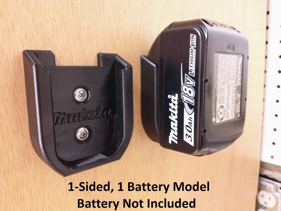Wall Mount for Makita DC18RC Charger With Optional 18V Battery
