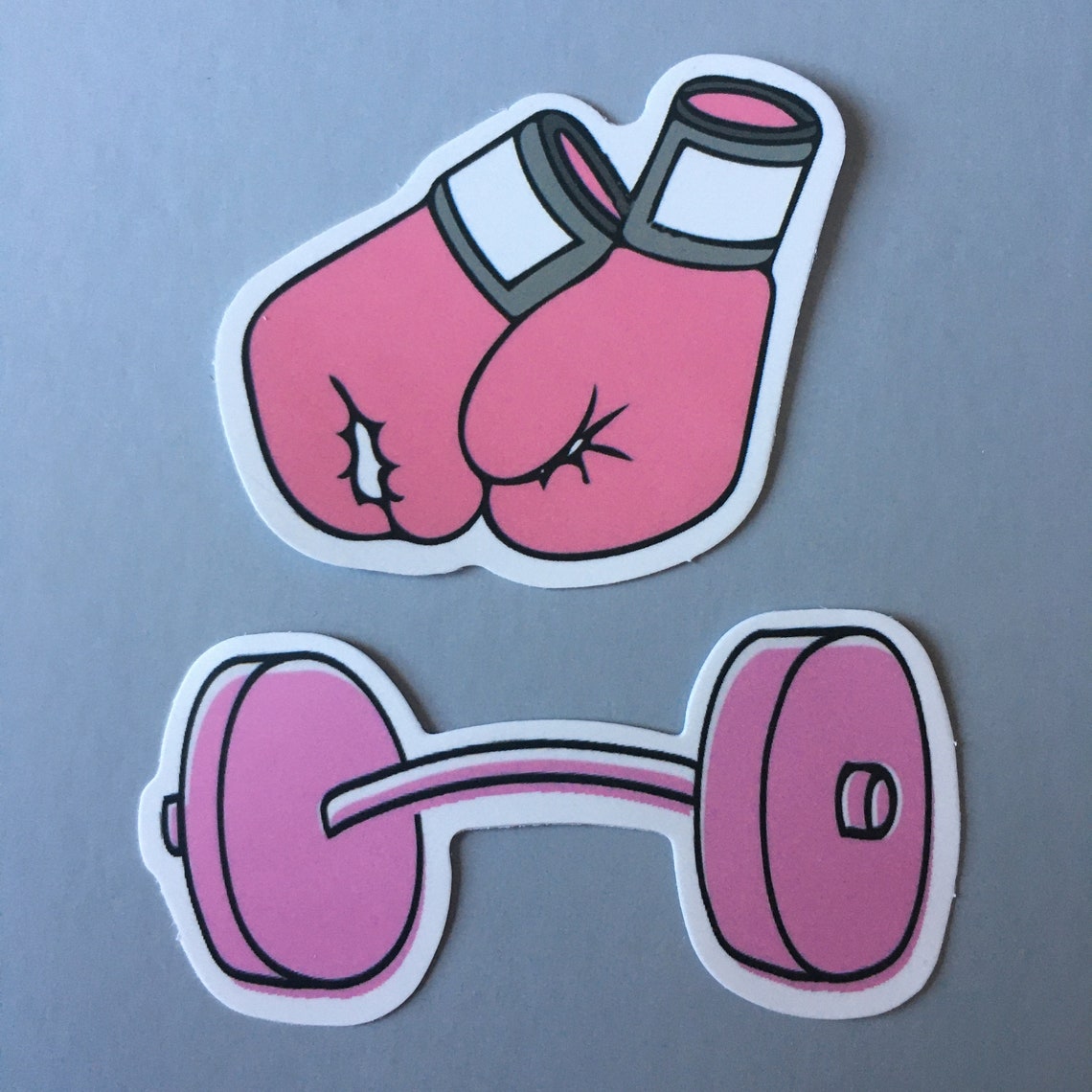 Fitness stickers cute gym sticker set workout stickers Etsy