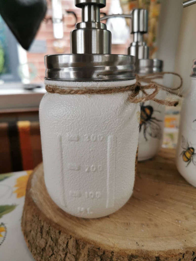 Kilner Mason Jar Hand Soap Dispenser Many Designs BEE One Only Etsy