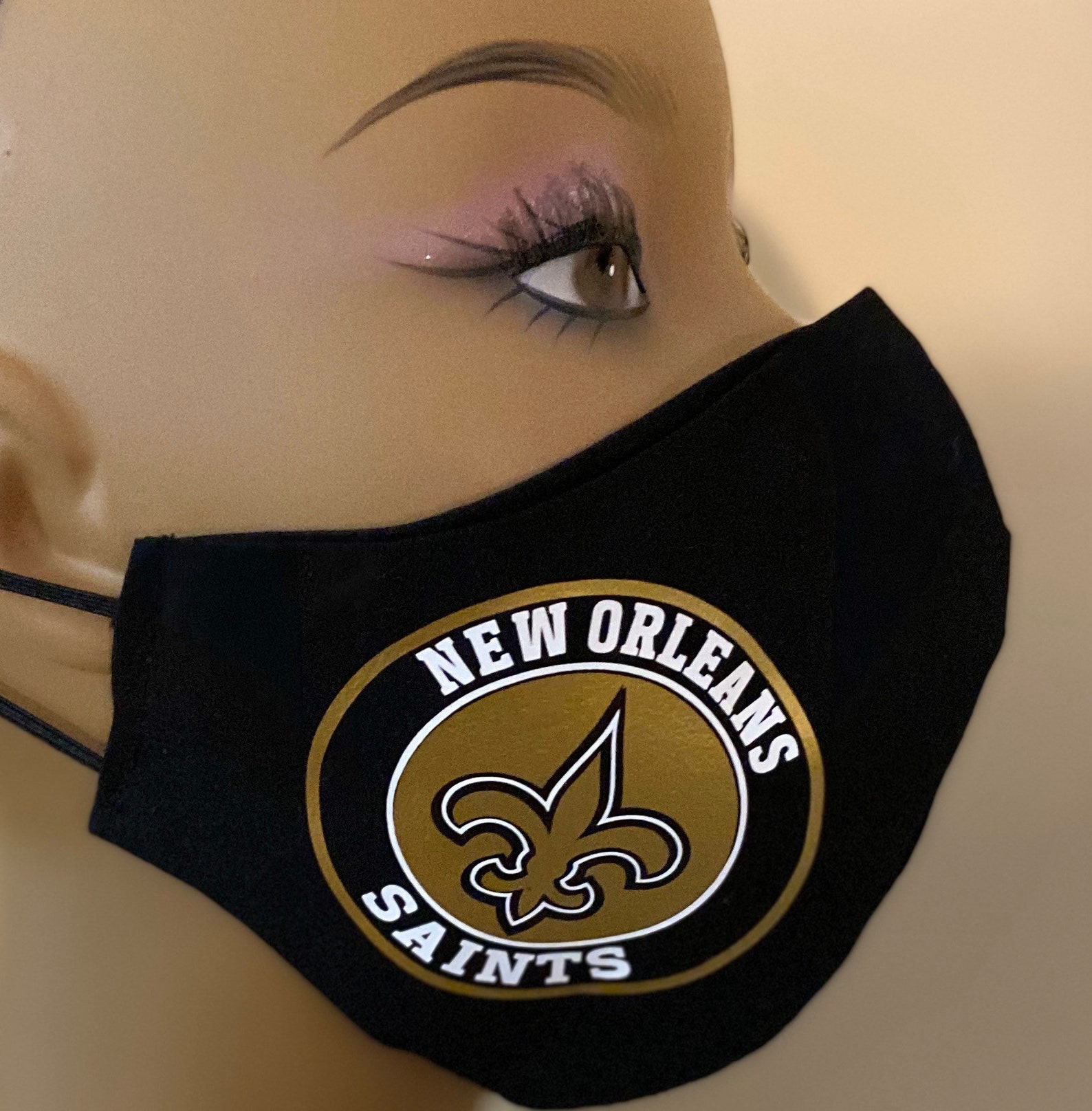New Orleans Saints Custom Mask / Unisex Reusable Face Mask Etsy